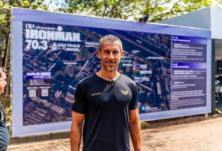 Vinícius Castilho fica em 4º lugar na categoria no Ironman 70.3 São Paulo