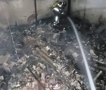 Incêndio atinge estabelecimento de máquinas agrícolas no Tabuleiro dos Martins