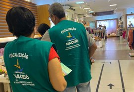 Desenvolvimento Sustentável realiza fiscalização em comércios do Centro da cidade