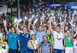 Há uma semana da eleição, Rafael Brito mostra força com grandes caminhadas em Maceió e Marechal Deodoro