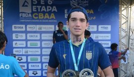Alagoano Felipe Knowles sobe ao pódio nacional em travessia de 4 km na Bahia