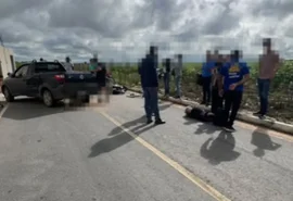 Motociclista morre em colisão com picape na zona rural de São Sebastião