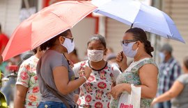 Alagoas registra menos de 200 casos confirmados da covid-19 em 24 horas