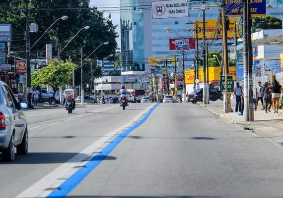 Motoristas de aplicativo terão acesso à Faixa Azul em Maceió