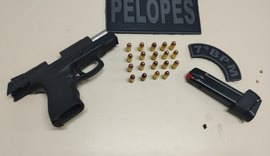 Polícia Militar apreende pistolas e prende dois homens em ações no interior de Alagoas