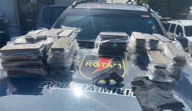 Batalhão de Rotam apreende mais de 40 quilos de maconha dentro de veículo em Maceió