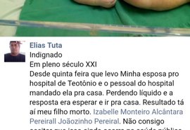 Morte de bebê causada por suposta falta de atendimento repercute em Maceió