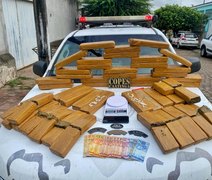PM apreende mais de 41 quilos de drogas em Santana do Ipanema