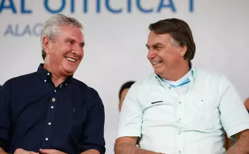 Ao lado de Collor, Bolsonaro confirma vinda a Alagoas