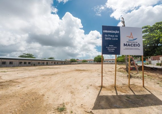 Prefeitura de Maceió inicia construção da Praça da UPA, no Santa Lúcia