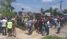 Mulher é atingida por caminhão e fica ferida em trecho da BR-104,  Rio Largo