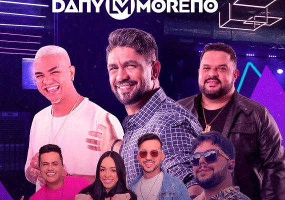 Dany Moreno faz show pela primeira vez em Maceió