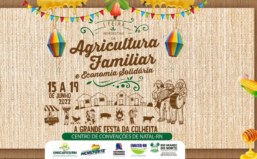 Alagoas participa da Feira Nordestina de Agricultura Familiar e Economia Solidária
