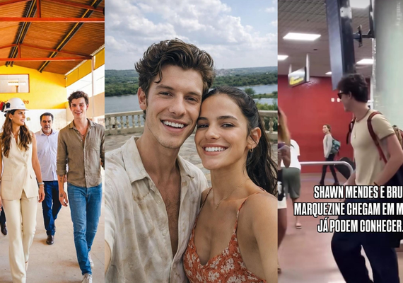 Visita de Shawn Mendes e Bruna Marquezine em Alagoas 'quebra a internet' e vira alvo de memes com IA