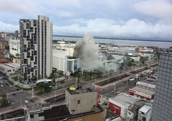 Vídeo: Princípio de Incêndio atinge shopping no centro de Belém