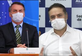 Bolsonaro liga para Renan Filho e fala com governador sobre ações pós-pandemia