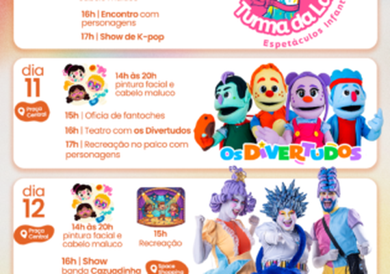 Maceió Shopping funciona durante feriadão com programação especial para o Dia das Crianças