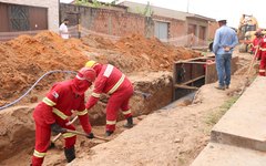 Obras seguem em andamento