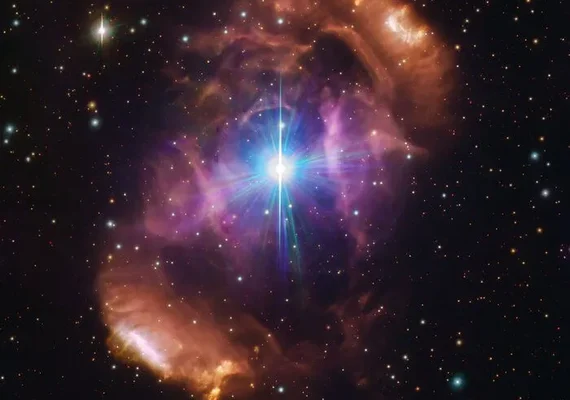 Choque violento entre duas estrelas desvenda mistério da astronomia