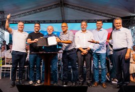 Presidente Lula e Paulo Dantas assinam ordem de serviço para nova etapa do Canal do Sertão