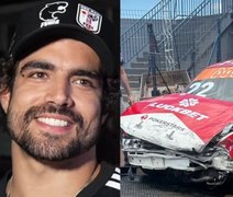 Caio Castro sofre acidente durante treino de automobilismo no Paraná