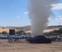 Redemoinhos de poeira surpreendem em AL e refletem clima seco do período