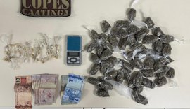 Mulher de 18 anos é presa por tráfico de drogas em Major Izidoro