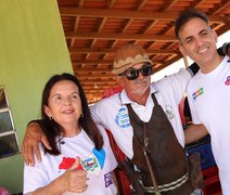 Renato Filho e Fátima Canuto levam campanha ao Sertão de Alagoas