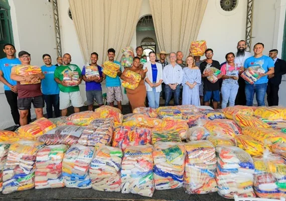 Casa de Ranquines recebe 2,5 toneladas de alimentos em Maceió