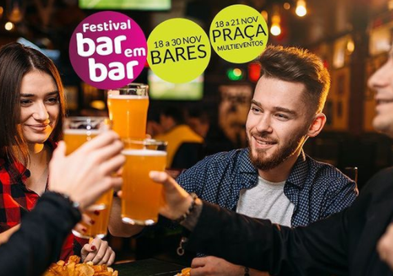 Começa hoje em Maceió a 10ª edição do festival Bar em Bar