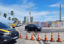 Trânsito será bloqueado em diversos bairros de Maceió neste fim de semana