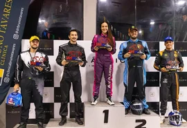 Alagoana conquista título estadual ao competir contra homens no kart