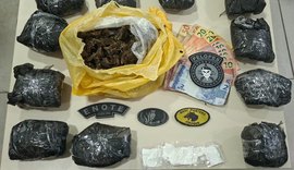 Polícia Militar prende três por tráfico e apreende drogas em cidades de AL