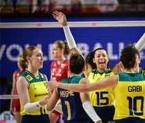 Brasil vira sobre Polônia e vai às quartas da Liga das Nações Feminina