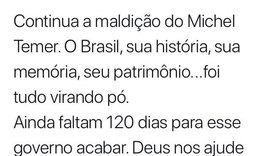 Renan Calheiros comenta sobre incêndio no museu e alfineta Temer