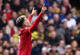 Com 3 de Firmino e golaço de Salah, Liverpool goleia Watford