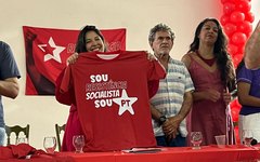 Camila Moreno participa do lançamento da Resistência Socialista em Alagoas