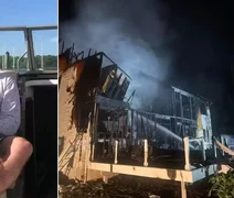 Homem morre ao tentar salvar filho de incêndio, mas criança já estava segura