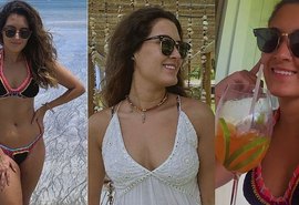 Filhas de Fátima e Bonner curtem o Carnaval em Milagres