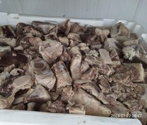 Fiscalização sanitária apreende 700kg de carne estragada em supermercado