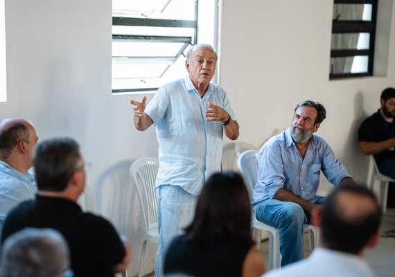 Presidente do Sistema Faeal/Senar visita obras da nova sede da Embrapa em Alagoas