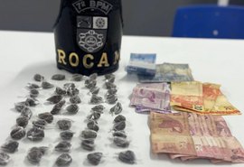 PM prende dois homens e apreende drogas e armas em Santana do Ipanema