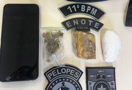 Polícia Militar de Alagoas apreende mais de 700 gramas de drogas em operações