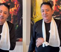 Pai de Cristiano Araújo é prensado pela própria caminhonete em fazenda