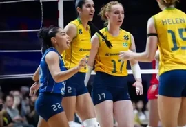 Brasil supera pressão, vence Polônia e garante vaga na fase final da Liga