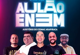 Arapiraca recebe aulão preparatório para o Enem com grandes nomes da educação