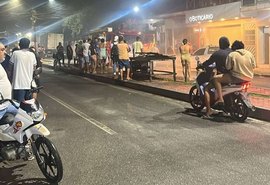 Incêndio em estabelecimento assusta moradores em São Luiz do Quitunde