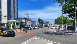 Avenida da Paz é interditada nos dois sentidos para obras da BRK Ambiental