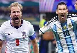 Inglaterra x Argentina: onde assistir à semifinal da Copa hoje