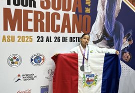Atleta alagoana conquista prata no Sul-Americano de Judô com apoio da Selaj